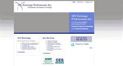 Desktop Screenshot of 1031-exchangepros.com